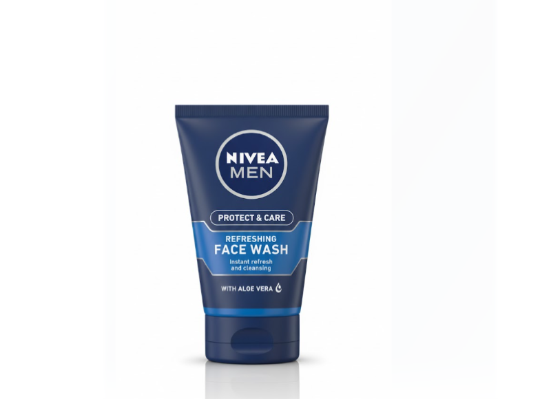 Nivea Men Protect & Care Refreshing Face Wash with Aloe Vera 100 ml – نيفيا Men Protect & Care Refreshing غسول وجه with Aloe Vera 100 مل