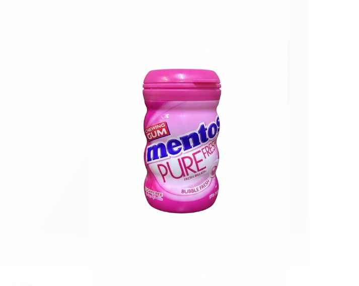 Mentos Pure Fresh Sugarfree Chewing Gum Bubble Fresh 50 Pieces 87.5 g – منتوس Pure Fresh Sugarfree Chewing Gum Bubble Fresh 50 Pieces 87.5 غرام