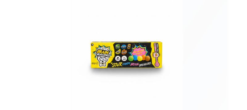 Brain Blasterz Sour Candy Brain Breakerz45 g – Brain Blasterz Sour Candy Brain Breakerz45 غرام