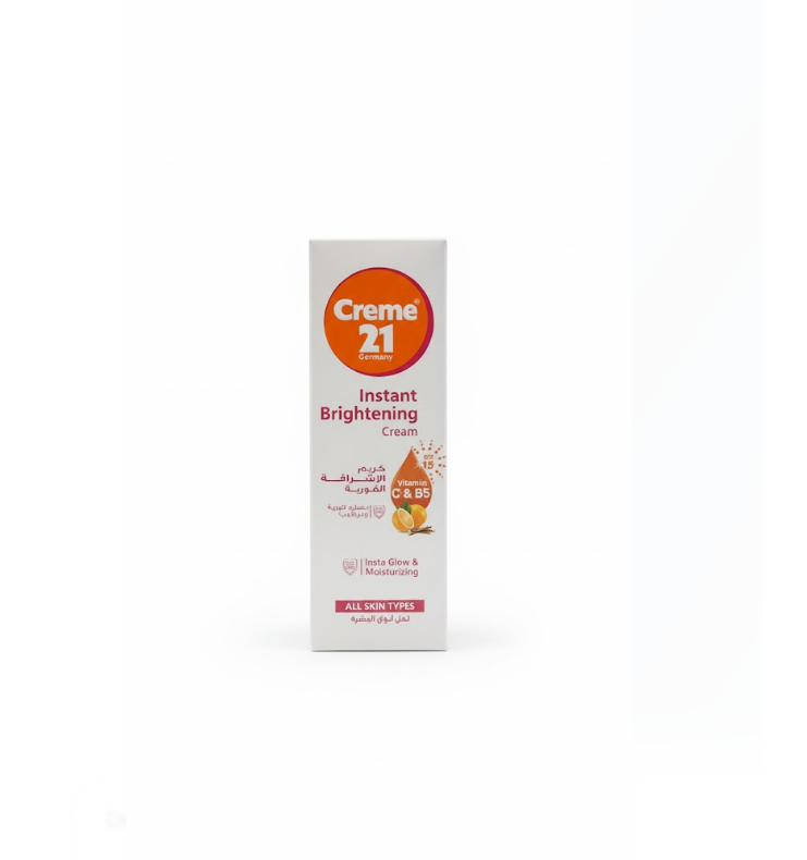 Creme 21 Germany Instant Brightening Cream 100ml – Creme 21 Germany فوري Brightening كريم 100 مل