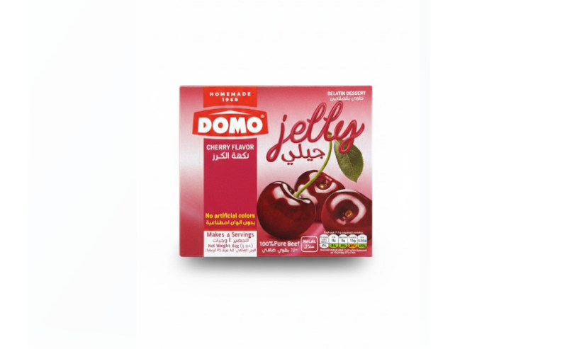 Domo Jelly – Cherry Flavor (85g) – Domo Jelly – كرز Flavor (85 غرام)