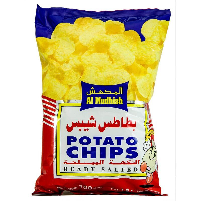 AL MUDHISH Potato Ripples Sour Cream & Onion 15g – AL MUDHISH Potato Ripples Sour كريم & بصل 15 غرام