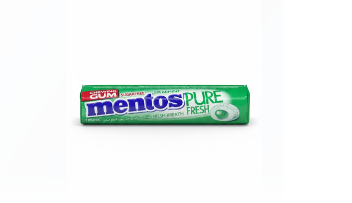 Mentos Pure Fresh Sugarfree Chewing Gum Spearmint 9 Pieces 15 g – منتوس Pure Fresh Sugarfree Chewing Gum Spearmint 9 Pieces 15 غرام