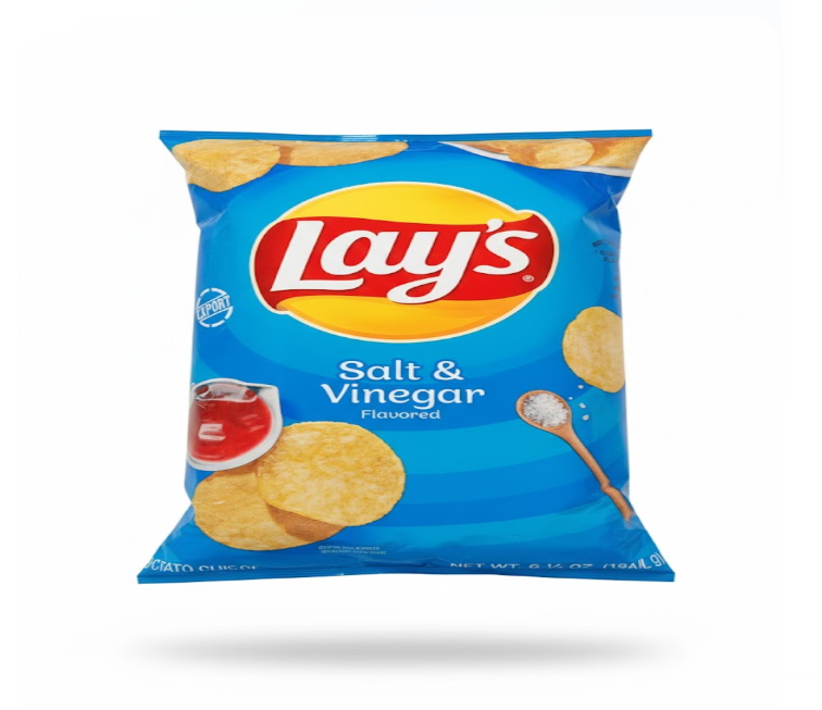 LAYS Salt & Vinegar Flavored 184.2g – ليز ملح & Vinegar Flavored 184.2 غرام