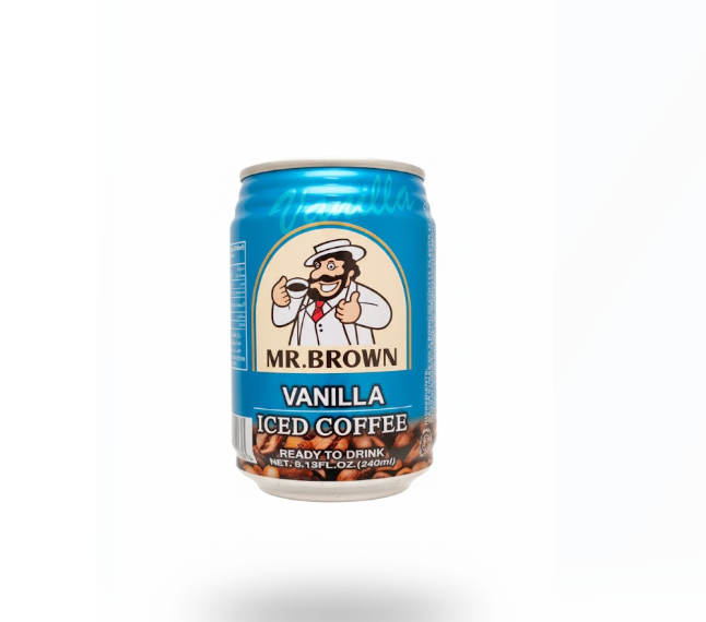 Mr. Brown Vanilla Iced Coffee 240 ml – Mr. Brown فانيليا Iced قهوة 240 مل