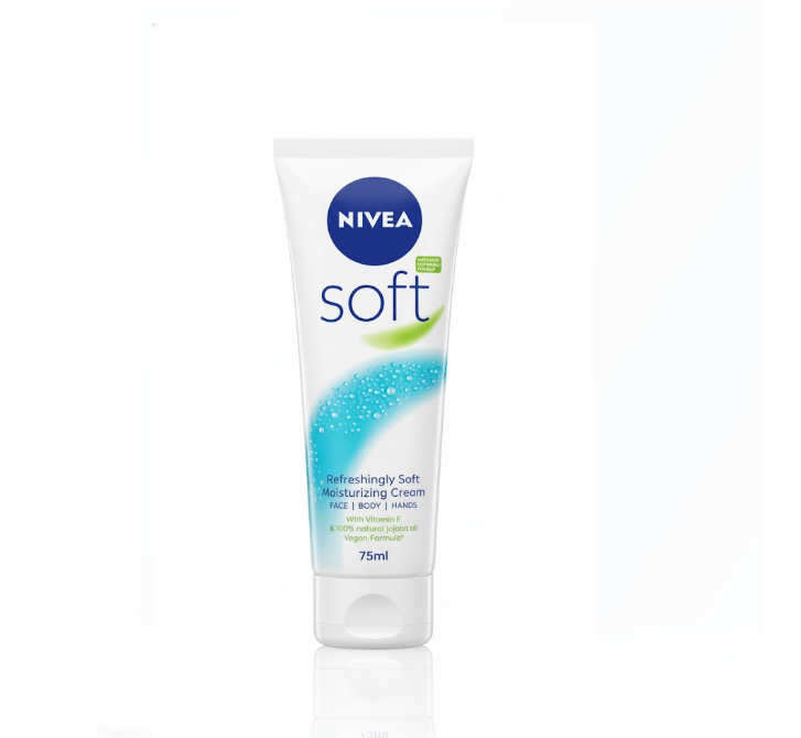Nivea Soft Refreshingly Soft Moisturizing Cream 75 ml – نيفيا Soft Refreshingly Soft Moisturizing كريم 75 مل