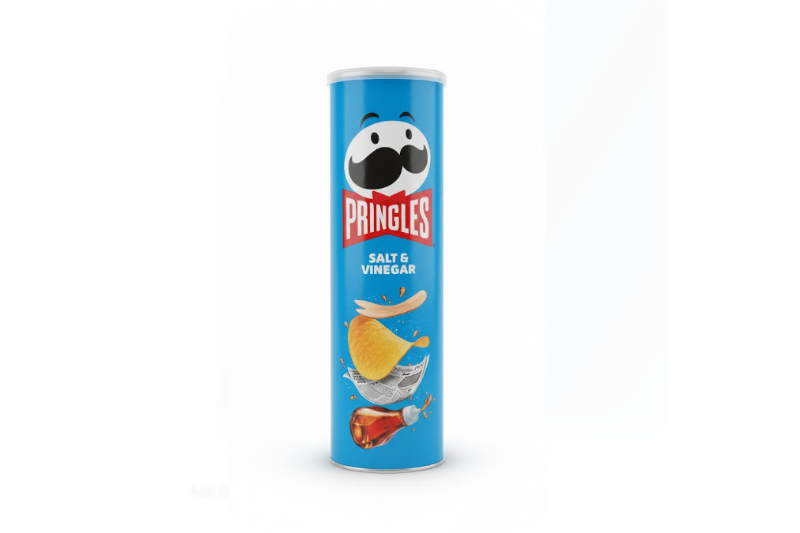 Pringles Salt & Vinegar – 165 g – برينغلز ملح & Vinegar – 165 غرام