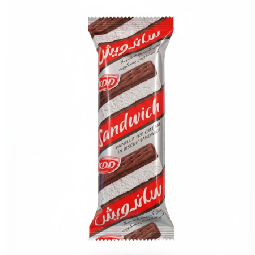 KDD Vanilla Ice Cream Biscuit Sandwich 77ml – كي دي دي فانيليا آيس كريم بسكويت ساندويتش 77 مل