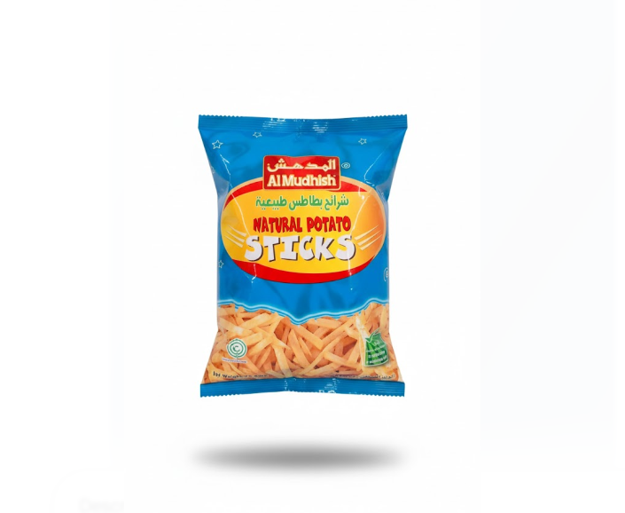 Al Mudhish Natural Potato Sticks 75g – Al Mudhish طبيعي Potato Sticks 75 غرام