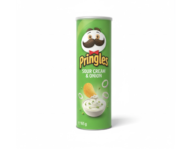 Pringles Sour Cream & Onion – 165 g – برينغلز Sour كريم & بصل – 165 غرام