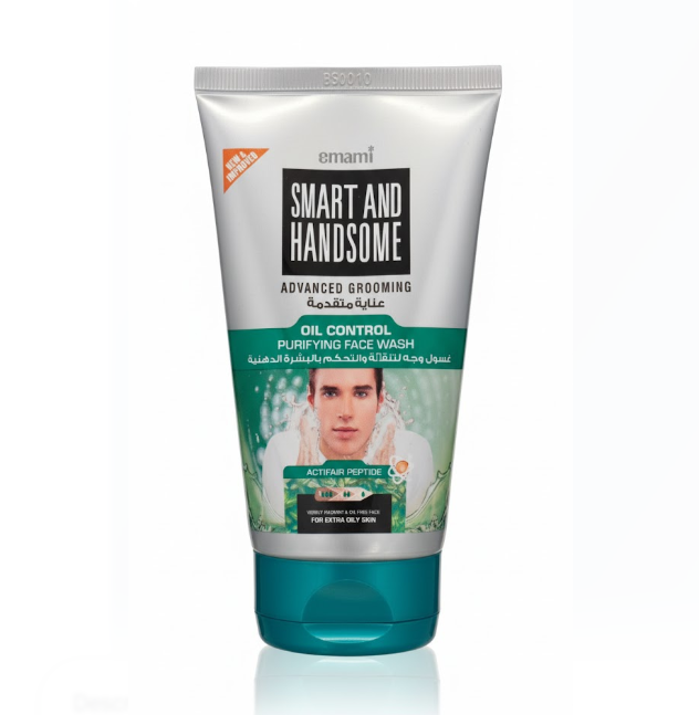 Smart and Handsome Advanced Grooming Oil Control Purifying Face Wash 100 gm – سمارت آند هاندسم غسول وجه منقي للزيوت 100 غرام