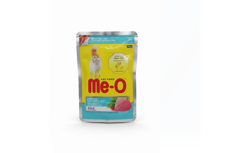 Me-O Cat Food Tuna & Chicken in Jelly – 80 g