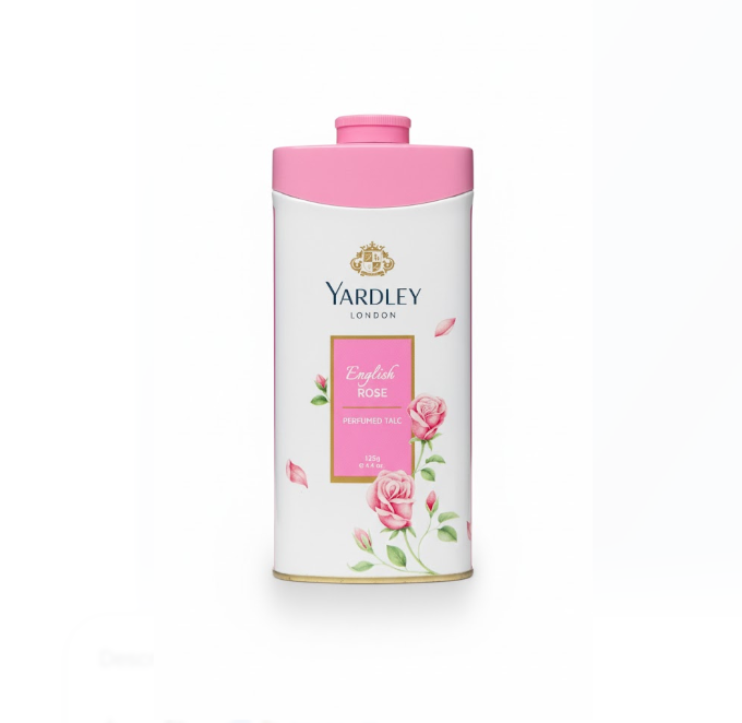 Yardley London English Rose Perfumed Talc 125 g – Yardley London English Rose Perfumed تالك 125 غرام