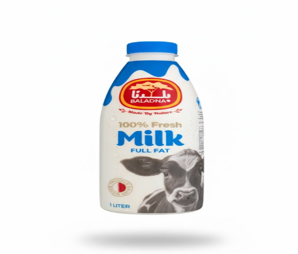 Baladna 100% Fresh Milk Full Fat 8 Ltr – بلدنا 100% Fresh حليب Full Fat 8 Ltr