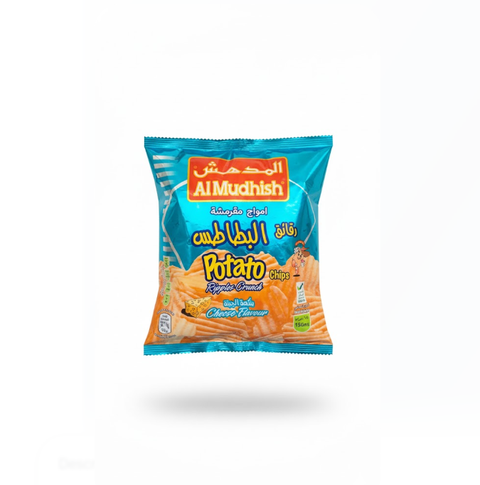 Potato Ripples Crunch Cheese 15g – رقائق بطاطس جبنة 15غ