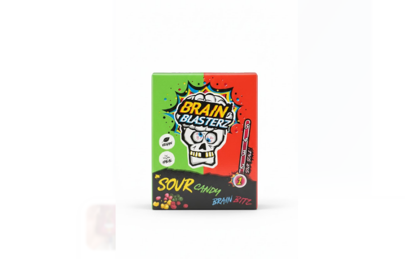 Brain Blasters Sour Candy 45g – Brain Blasters Sour Candy 45 غرام