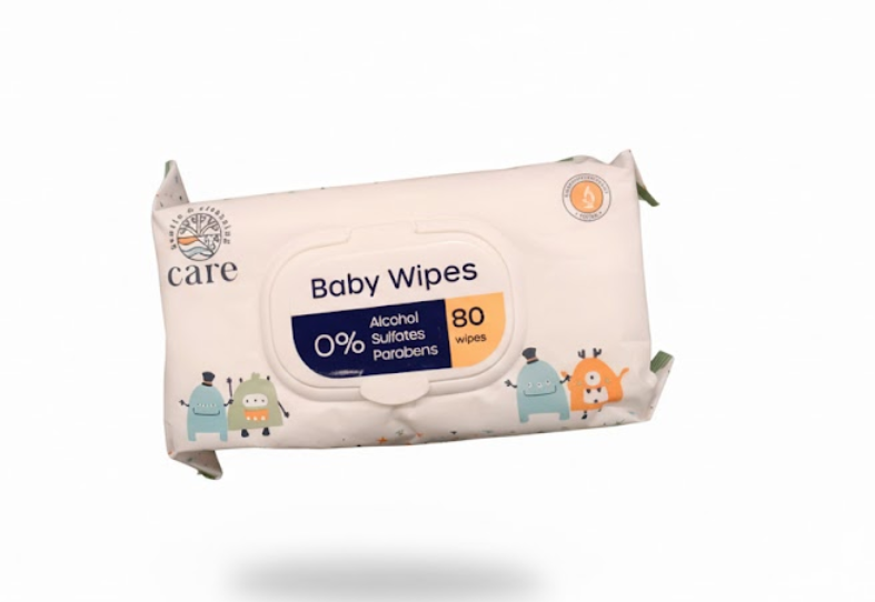 Baby Wipes 0% Alcohol, Sulfates & Parabens 80 pcs