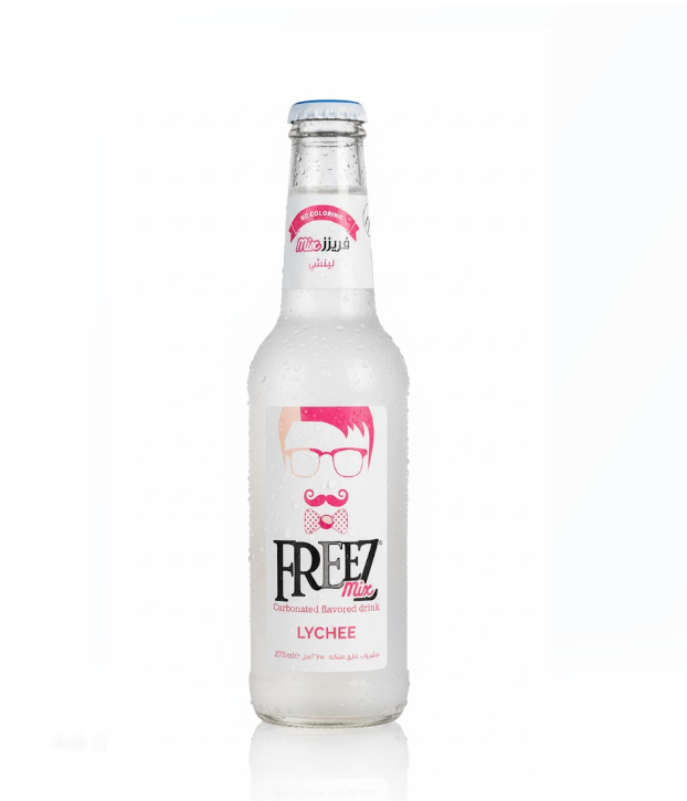 Freez Mix Carbonated Flavored Drink Lychee 275ml – Freez Mix Carbonated Flavored مشروب Lychee 275 مل