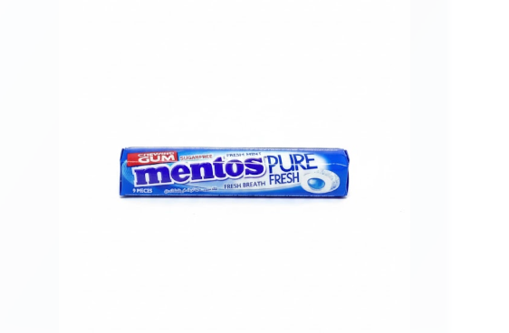 Mentos Pure Fresh Sugarfree Chewing Gum Fresh Mint 9 Pieces 15 g – منتوس Pure Fresh Sugarfree Chewing Gum Fresh نعناع 9 Pieces 15 غرام