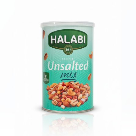 HALABI Unsalted Mix 400g (Tin) – HALABI Unsalted Mix 400 غرام (Tin)