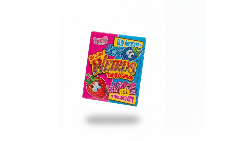 Weirds Tangy Candy Blue Raspberry & Strawberry 15 g – Weirds Tangy Candy Blue Raspberry & فراولة 15 غرام