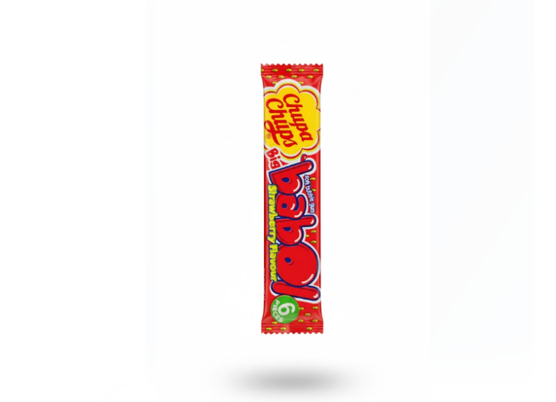 Chupa Chups Soft Bubble Gum Babol Strawberry Flavour 27 GM – تشوبا تشوبس Soft Bubble Gum Babol فراولة Flavour 27 GM
