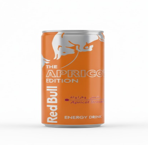Red Bull Apricot Strawberry Energy Drink 250ml – ريد بول Apricot فراولة مشروب الطاقة 250 مل