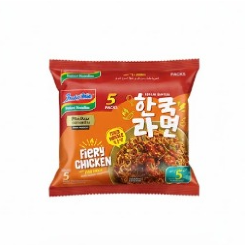 Freshgro Korean Ramen – Fiery Chicken (5 Packs) – فريشغرو رامن كوري – دجاج ناري (5 عبوات)
