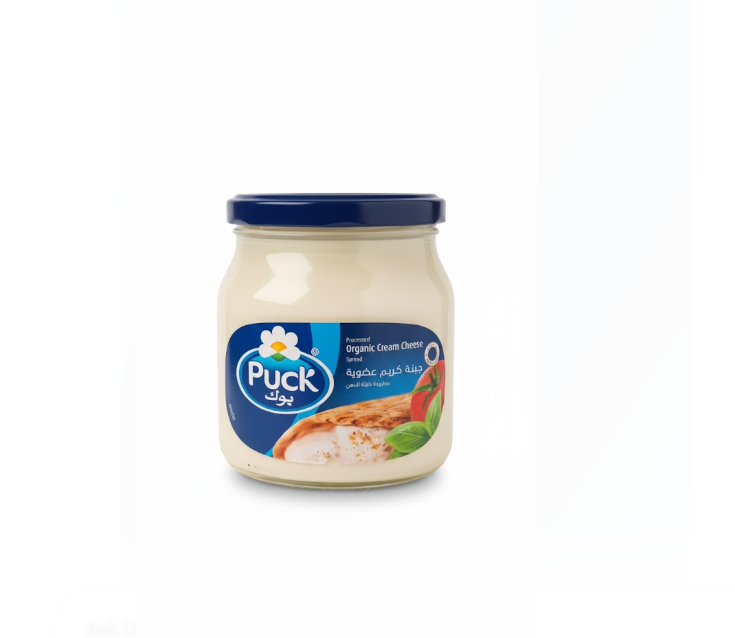 Puck Organic Cream Cheese 500 g – Puck عضوي كريم جبنة 500 غرام