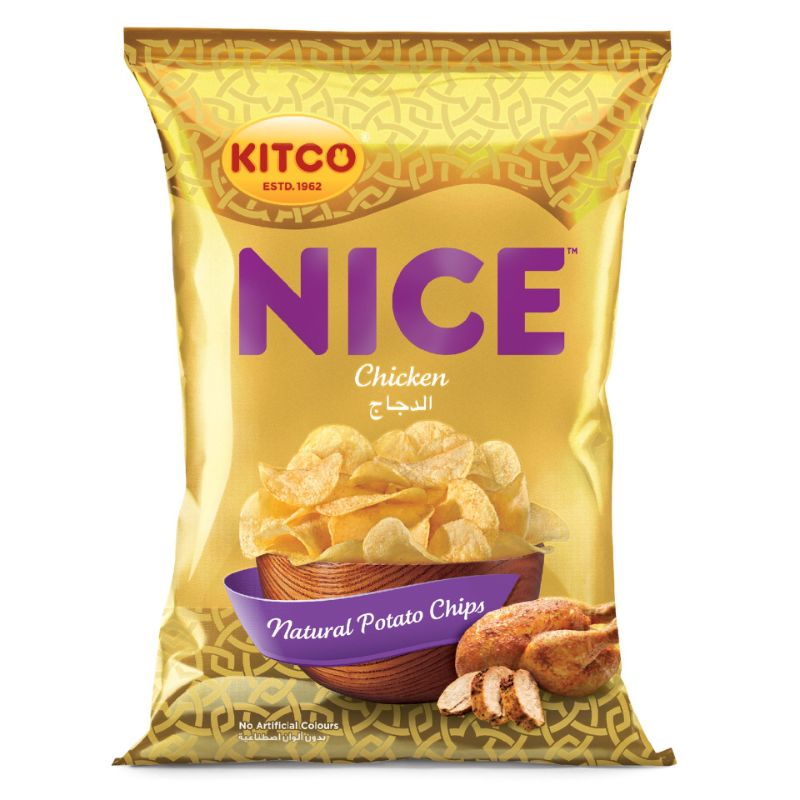 KITCO Nice Chicken Flavor Chips 16g – كيتكو Nice Chicken Flavor شيبس 16 غرام
