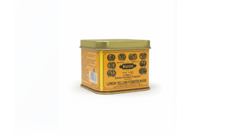 Bush Lemon Yellow Powder IH6597 – Synthetic Food Colour Preparation – Bush ليمون Yellow بودرة IH6597 – Synthetic Food Colour Preparation