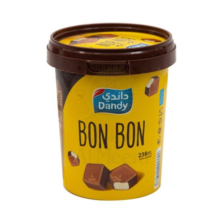 DANDY Bonbon Ice Cream Tub 238ml – داندي Bonbon آيس كريم Tub 238 مل