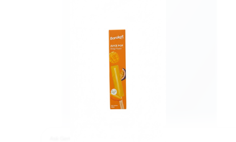 Barakat Juice Pop Mango Passion 50ml – Barakat عصير Pop مانجو Passion 50 مل
