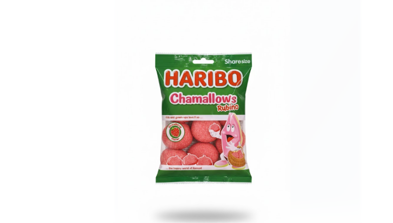 Haribo Chamallows Rubino Strawberry Marshmallow 70 g – هاريبو Chamallows Rubino فراولة Marshmallow 70 غرام