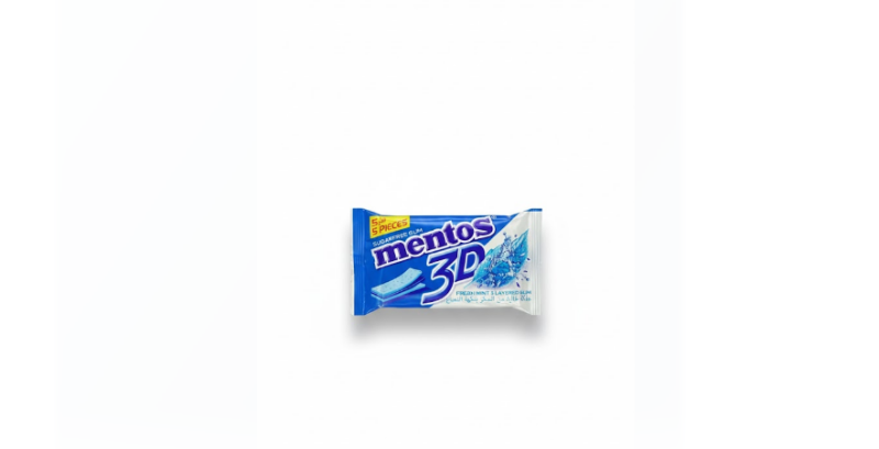 Mentos 3D Sugarfree Chewing Gum Fresh Mint 5 Pieces – منتوس 3D Sugarfree Chewing Gum Fresh نعناع 5 Pieces