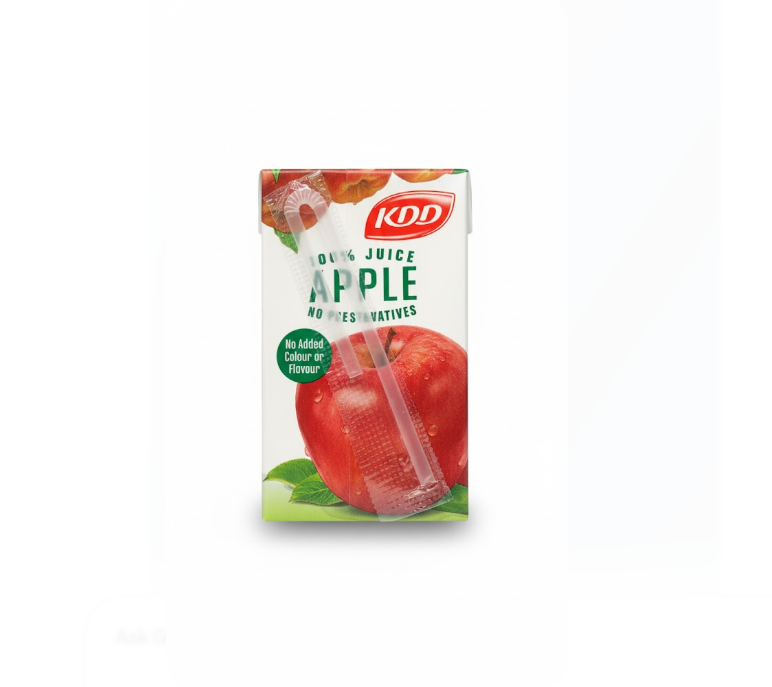 KDD 100% Apple Juice 250 ml – كي دي دي 100% تفاح عصير 250 مل