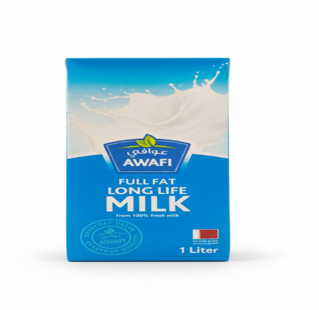 Awafi Full Fat Long Life Milk 1 L – Awafi Full Fat Long Life حليب 1 لتر
