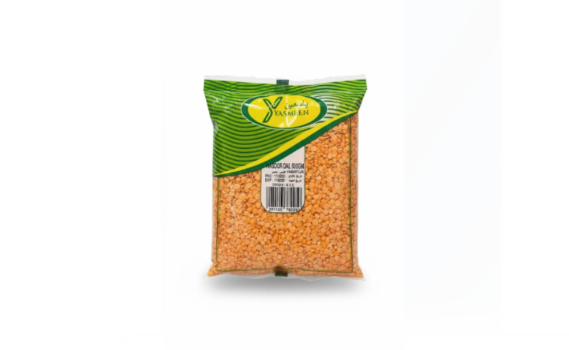 Yasmeen Masoor Dal 500 g – Yasmeen Masoor Dal 500 غرام