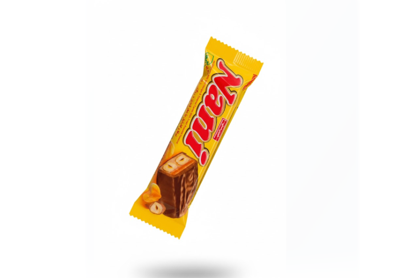 Nani Chocolate with Nougat, Caramel & Hazelnut 40g – Nani شوكولاتة with Nougat, كراميل & بندق 40 غرام