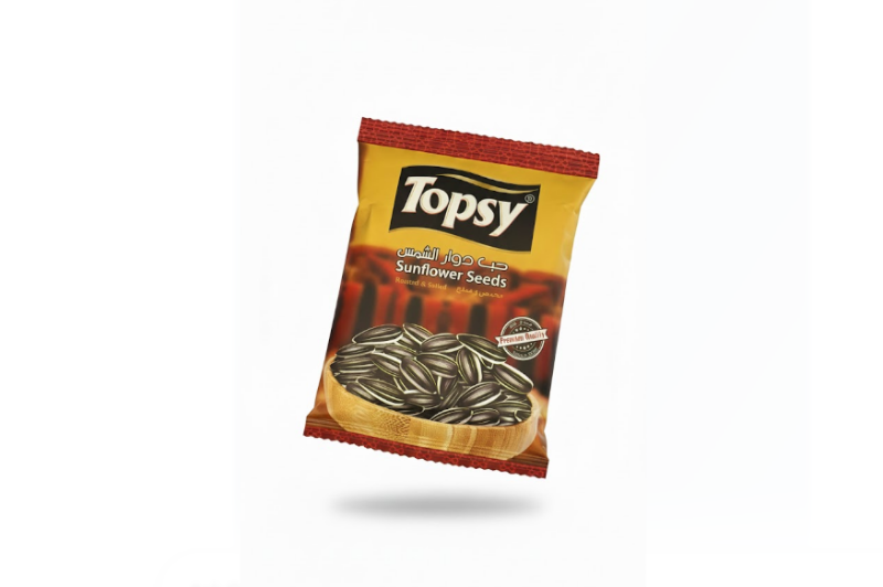Topsy Sunflower Seeds Roasted & Salted 25 g – Topsy Sunflower Seeds محمص & مملح 25 غرام