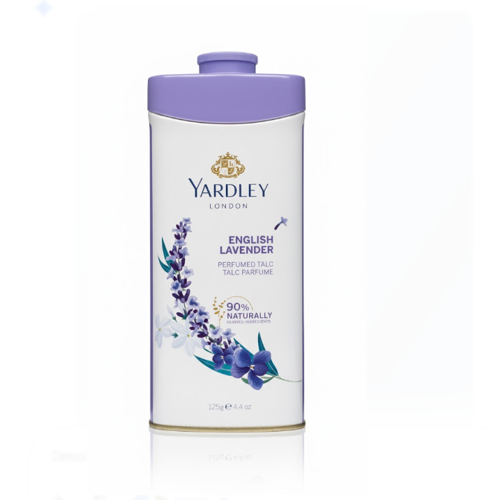 Yardley London English Lavender Perfumed Talc 125 g – Yardley London English Lavender Perfumed تالك 125 غرام