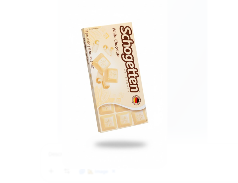 Schogetten White Chocolate 100g – Schogetten أبيض شوكولاتة 100 غرام