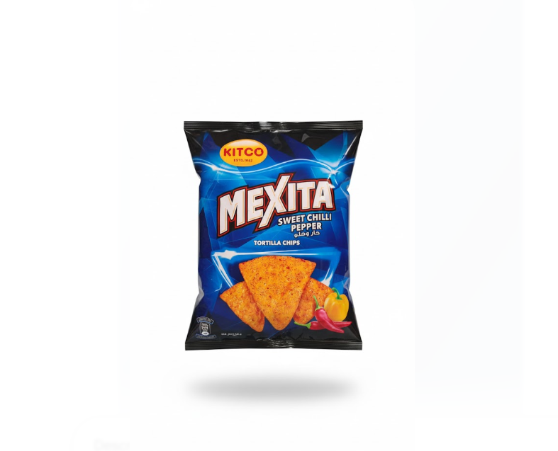 Mexita Sweet Chilli Pepper Tortilla Chips 40g – Mexita Sweet Chilli Pepper Tortilla شيبس 40 غرام