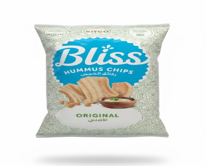 Bliss Hummus Chips Original 135g – Bliss Hummus شيبس أصلي 135 غرام