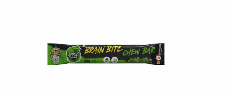 Brain Bitz Chew Bar Apple Flavour (20 g) – Brain Bitz Chew قطعة تفاح Flavour (20 غرام)