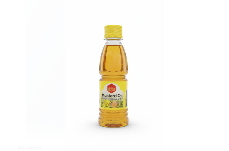 Mughal Mustard Oil (200 ml) – Mughal Mustard زيت (200 مل)