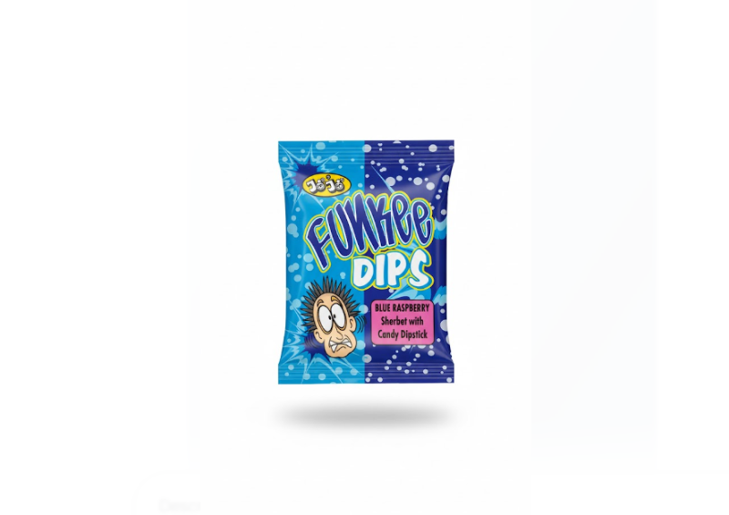 Funkee Dips Blue Raspberry Sherbet with Candy Dipstick 12g – Funkee Dips Blue Raspberry Sherbet with Candy Dipstick 12 غرام