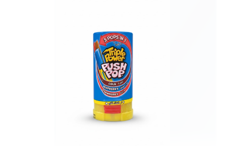 Triple Power Push Pop Candy – تريبل باور بوش بوب حلوى
