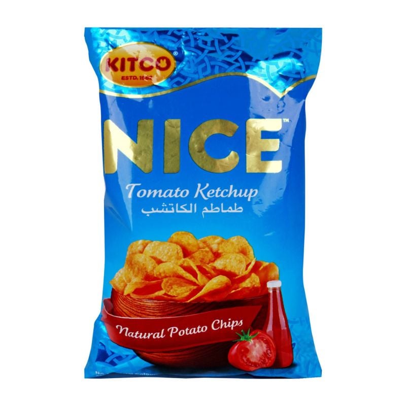 Nice Chips with Tomato Ketchup 167g – Nice شيبس with Tomato كاتشاب 167 غرام