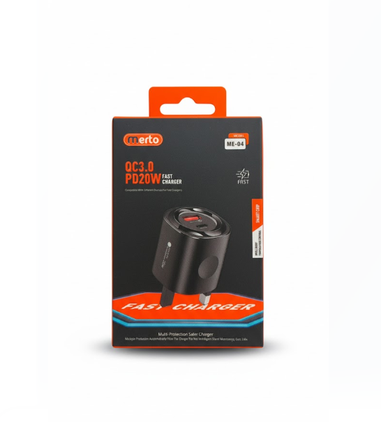 Merto QC3.0 PD 20W Fast Charger
